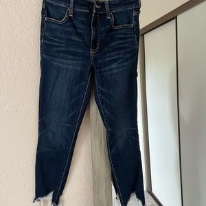 American Eagle frayed jeans